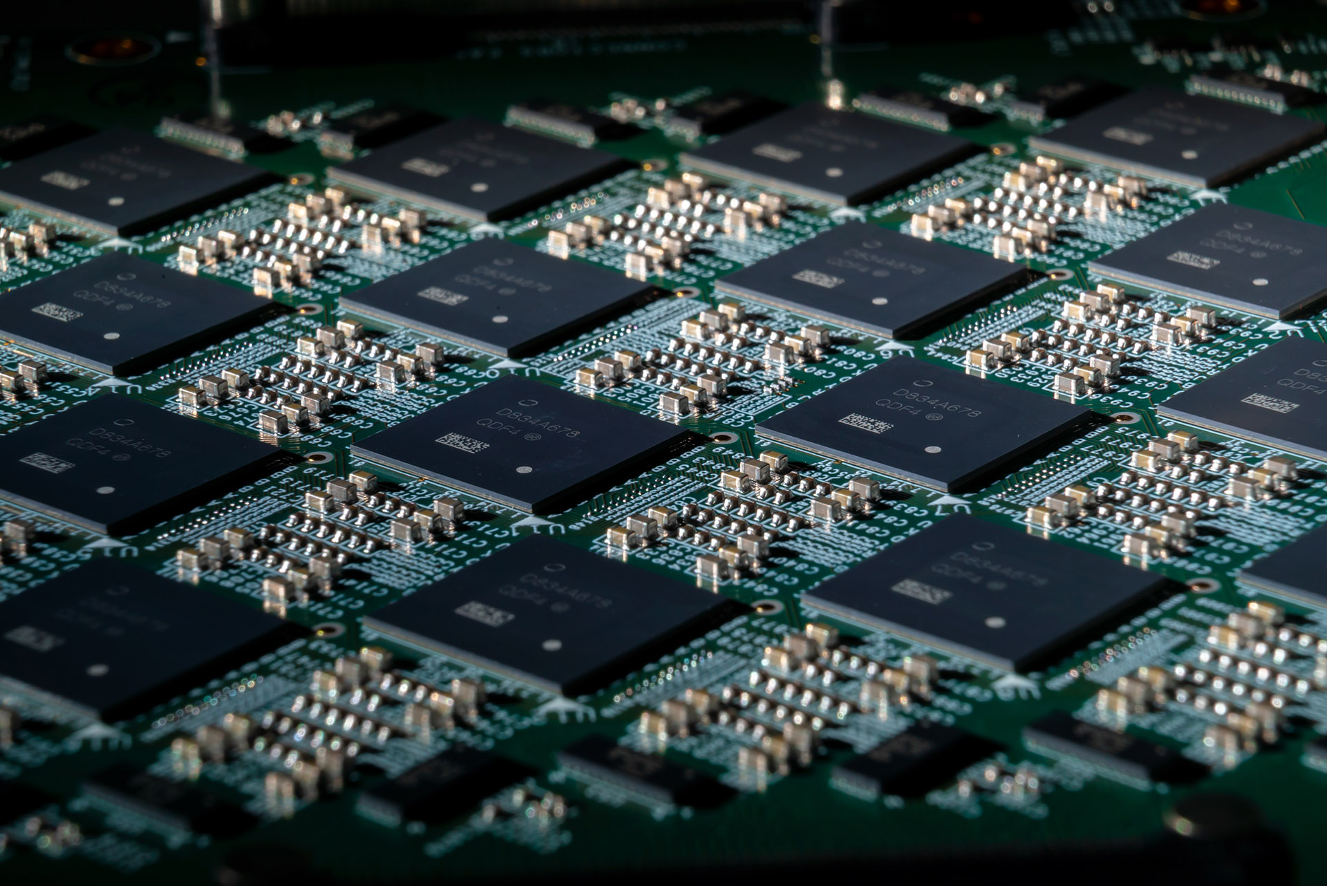 A close-up of Intel's Nahuku board, which contains 8 to 32 Loihi neuromorphic chips. Intel’s latest neuromorphic system, Pohoiki Beach, is made up of multiple Nahuku boards and contains 64 Loihi chips. Pohoiki Beach was introduced in July 2019.