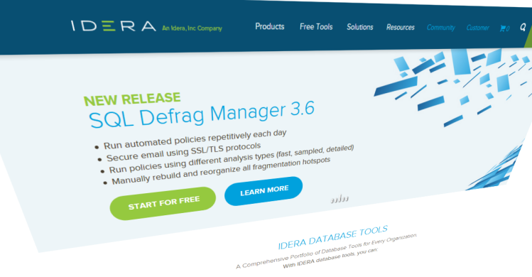Idera homepage