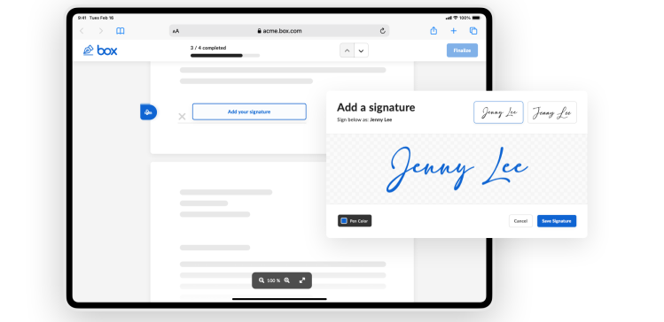 Box Sign is launching in summer 2021