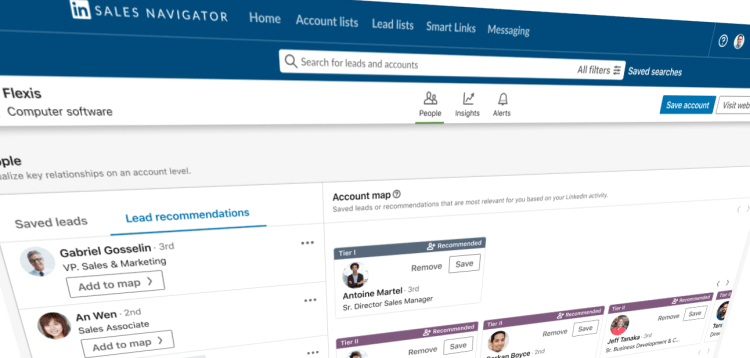 LinkedIn Sales Navigator: Mapping accounts