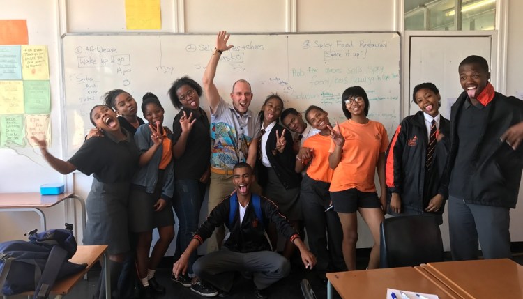 Kurt Davis met with Team 4 Tech nonprofit in Africa.