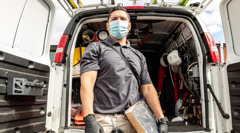 Comcast technician