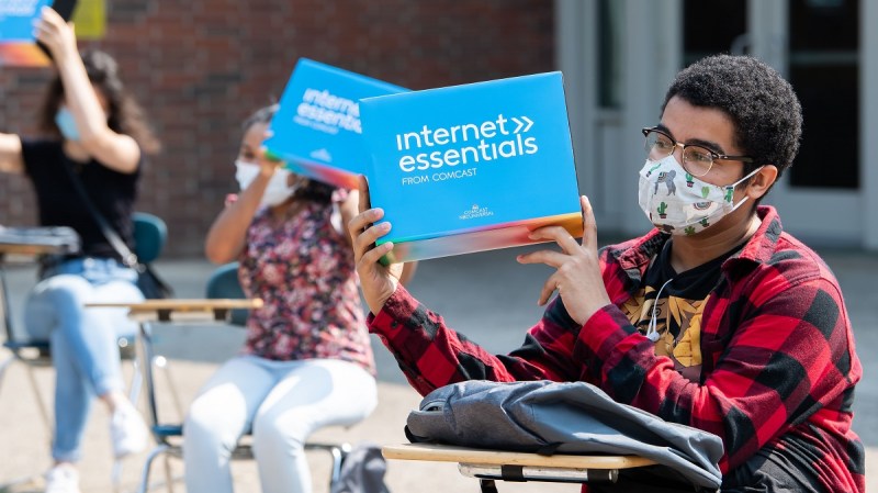 Comcast Internet Essentials - Northeast High School Giveaway on Thursday, August 27, 2020 in Philadelphia.