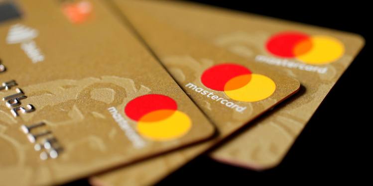 Three MasterCard credit cards