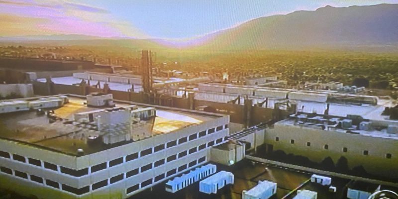 Intel's chip factory in New Mexico.