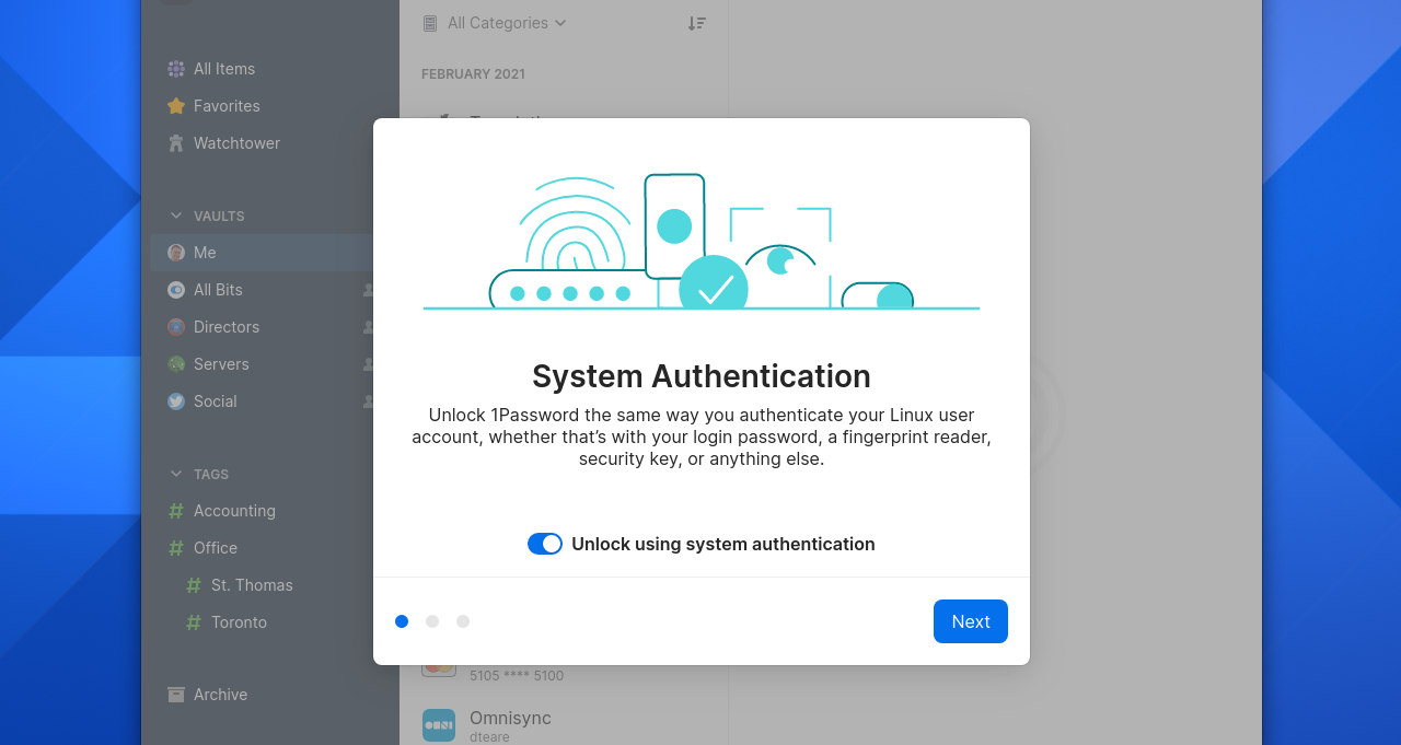 1Password for Linux