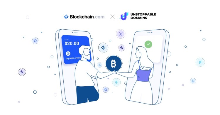 Blockchain.com and Unstoppable Domains have teamed up.