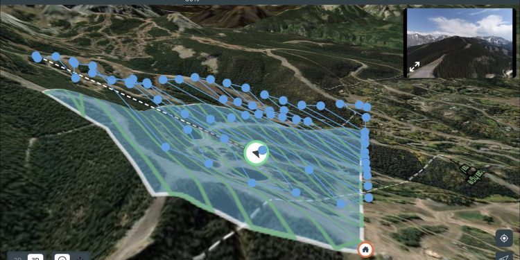 GIS software display