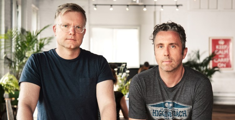 Hopper cofounders, Joost Ouwerkerk & Frederic Lalonde