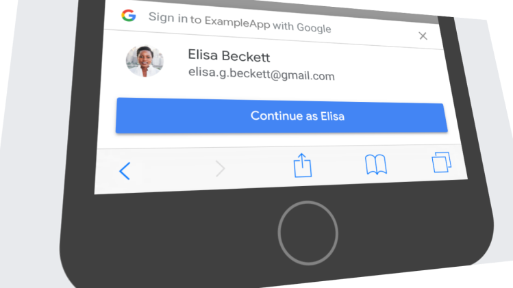 Google: "One Tap" to authenticate