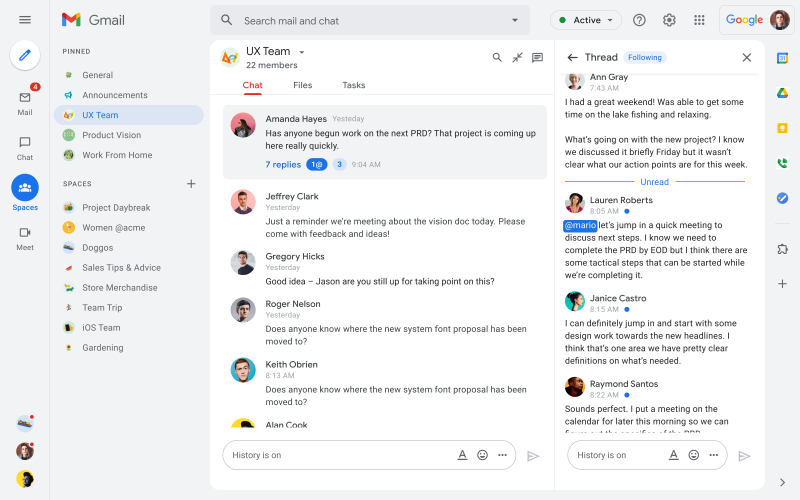 Google Spaces