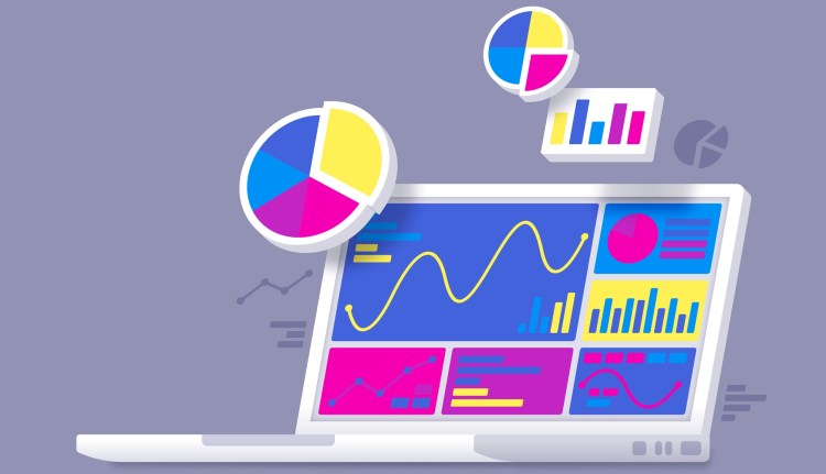 Concept data analytics illustration 