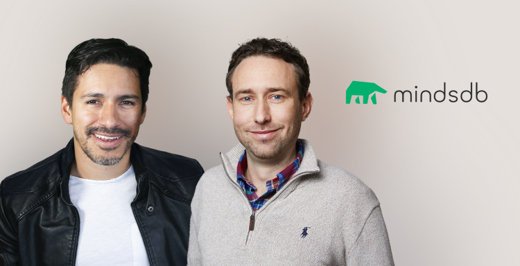 MindsDB cofounders Jorge Torres (left) and Adam Carrigan