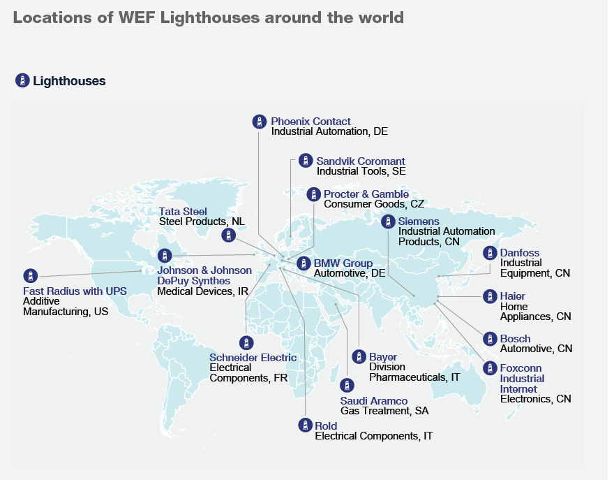 McKinsey and WEF's ongoing collaboration provides new insights into how manufacturers can continue to adopt new technologies to improve operations, add greater visibility and control across shop floors, and keep costs in check. Source: McKinsey and Company, 'Lighthouse' manufacturers lead the way—can the rest of the world keep up?   