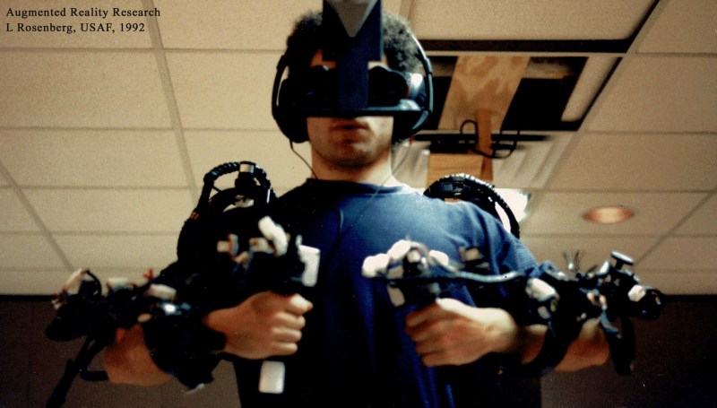 Augmented Reality Research 1992 (USAF - L Rosenberg)