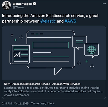 Amazon CTO tweet