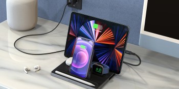 Juice up your entire collection of Apple products at once with this OMNIA Q5 5-in-1 Wireless Charging Station