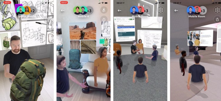 Spatial creates a 3D space for you to navigate.