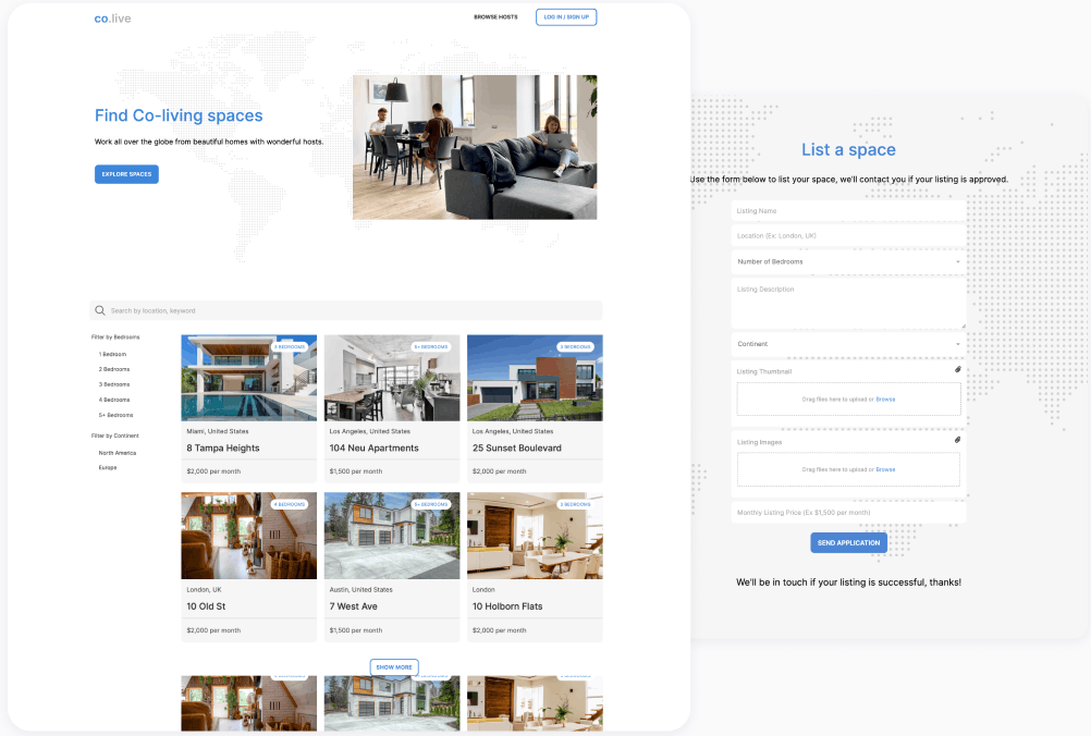 Softr can be used to build marketplaces for anything