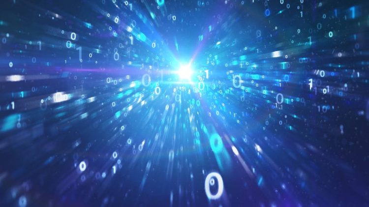 Concept of quantum computing with high speed binary numbers code.