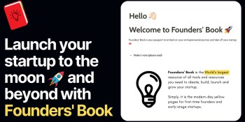 Turn your business idea into a reality with help from the Founders’ Book