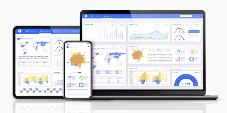 Data and analytics concept illustration
