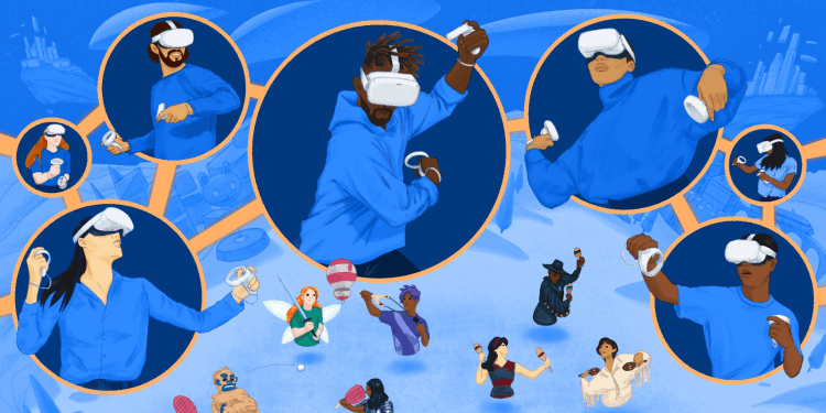 Concept metaverse illustration