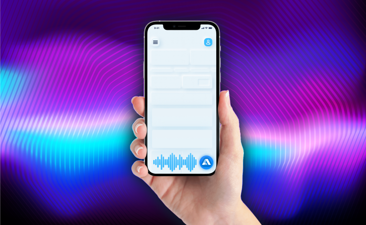Hand holding phone
