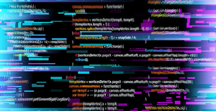 Code and software development concept illustration