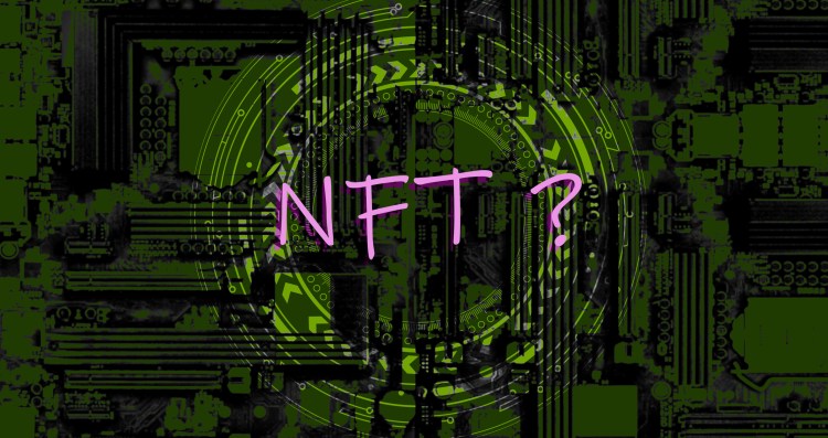 NFT non fungible token concept