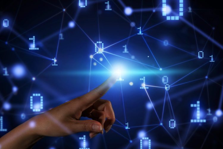 Concept of global network and internet communications.