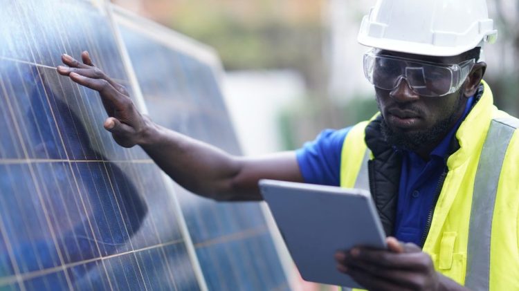 Solar energy systems engineer perform site-specific in engineering analysis solar panels of energy efficiency