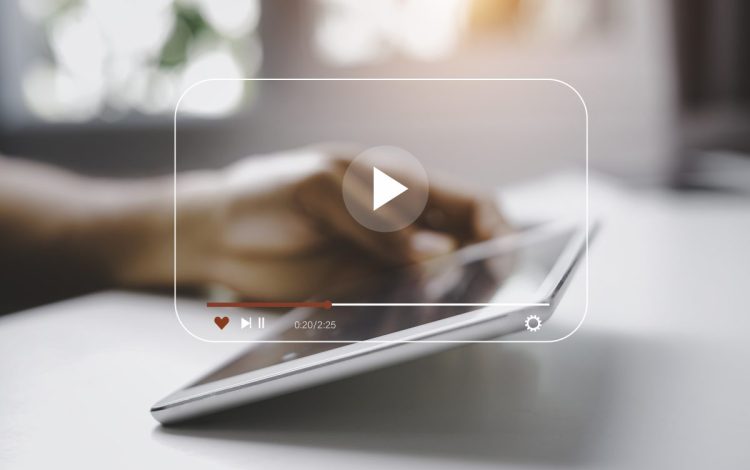 Video streaming on the Internet, watching movies and listening to music online on popular online platforms.