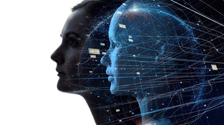 image of woman and her digital twin