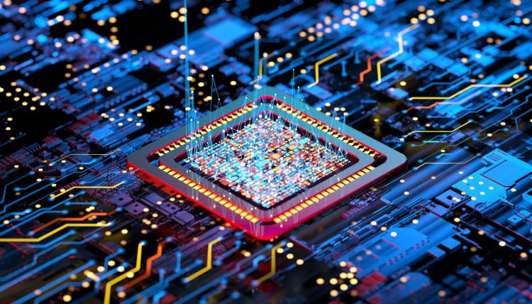 Central Computer Processor digital concept