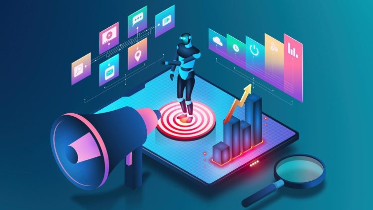 Marketing Automation Tools - Marketing Automation Software - Marketing Technology - MarTech - Conceptual 3D Illustration