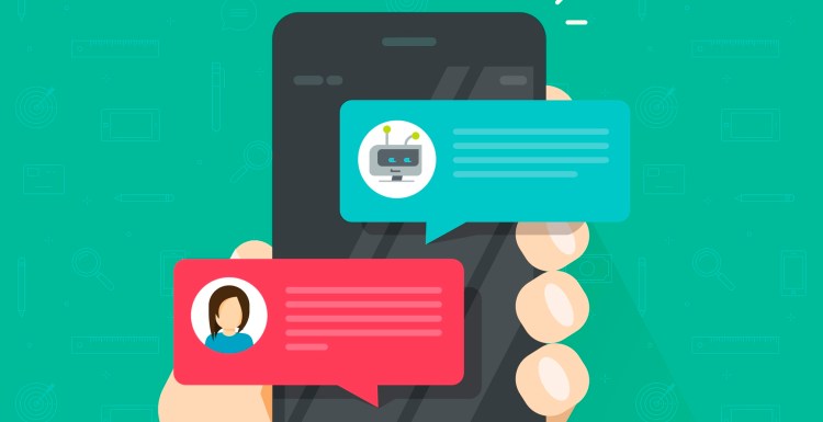 Concept chatbot illustration
