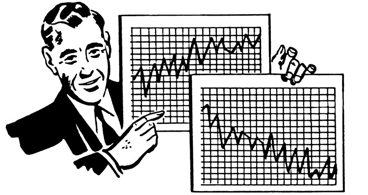 Concept illustration depicting comparing and contrasting different numbers