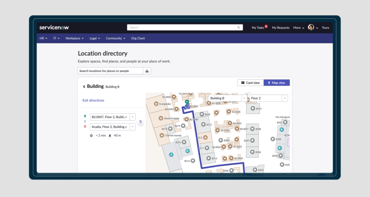ServiceNow's indoor mapping smarts