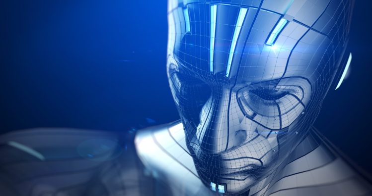 Chatbot artificial intelligence, human and machine, sentient AI concept