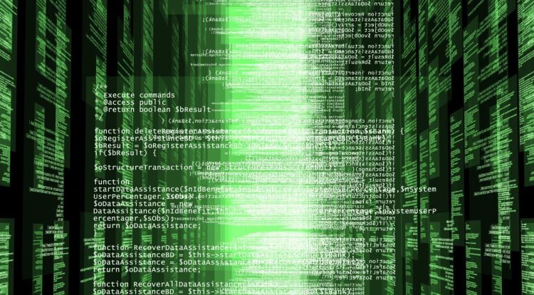 Screens with program code moving as in a mainframe.