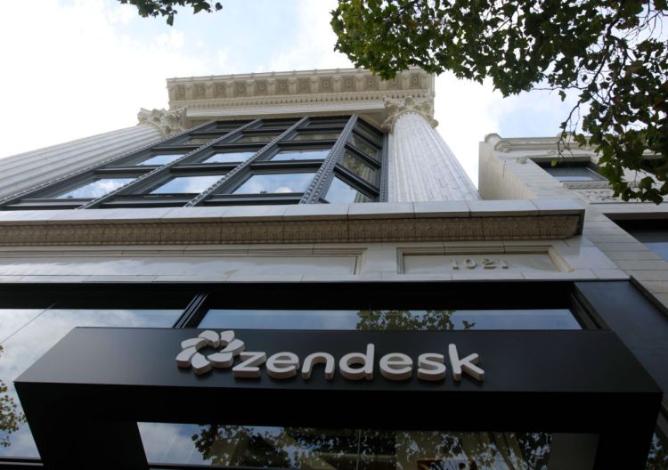 Zendesk's office building is seen in San Francisco, Calif. on Tuesday, July 8, 2014.  (Photo By Paul Chinn/The San Francisco Chronicle via Getty Images)