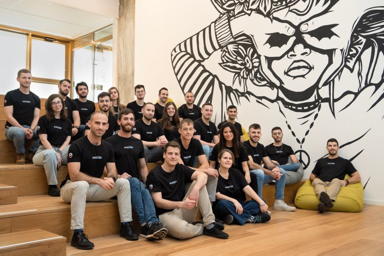 A photo of the Entitle team 