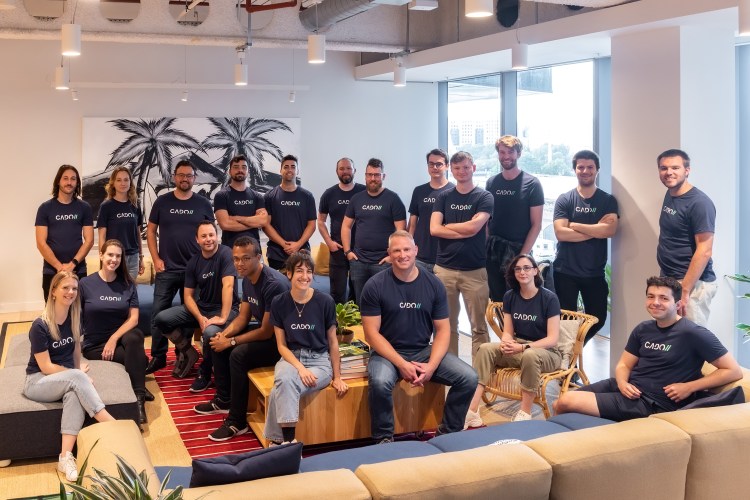 A photo of the Cado Security team 