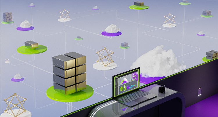 Illustration for Nvidia DGX Cloud service