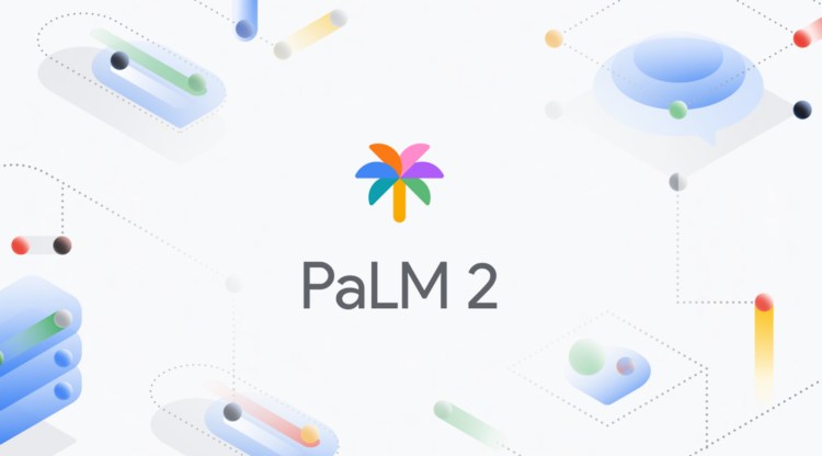 Illustration showing a colorful palm tree.