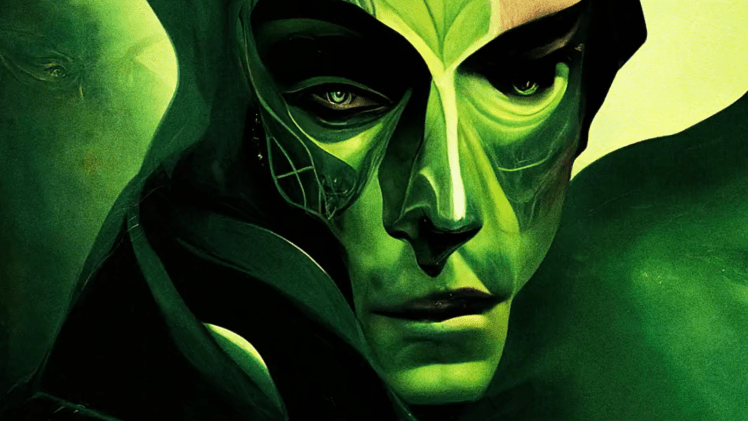 Screenshot from the opening title sequence of Marvel's Secret Invasion