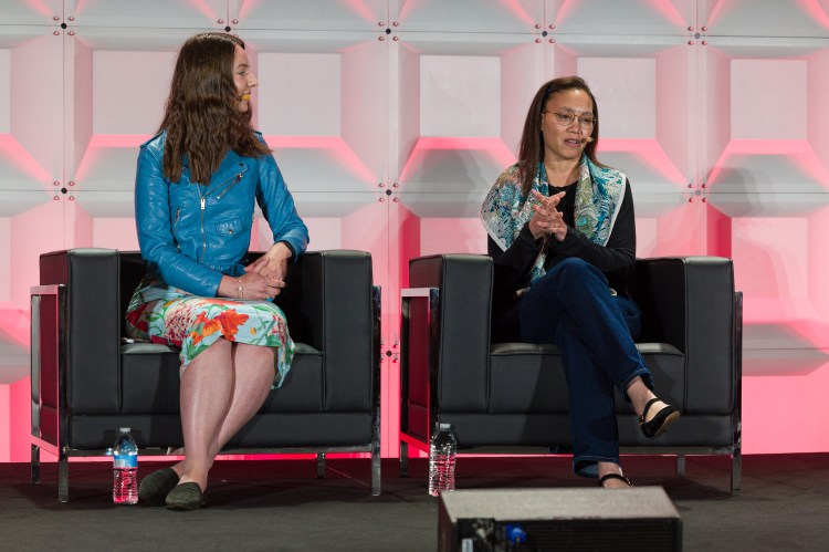 Panel at VB Transform 2023 with Joan Palmiter Bajorek Founder and President Women in Voice and Desirée Gosby Vice President, Emerging Tech