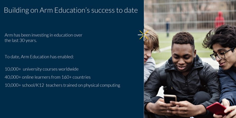 The global education effort will span places that don't have chip companies now.