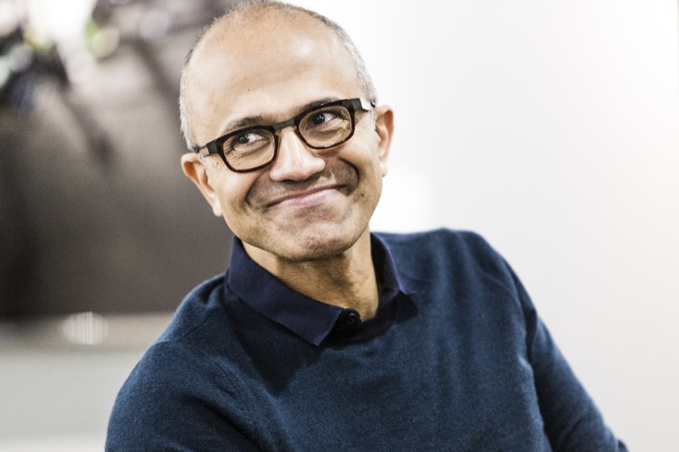 Microsoft CEO Satya Nadella.